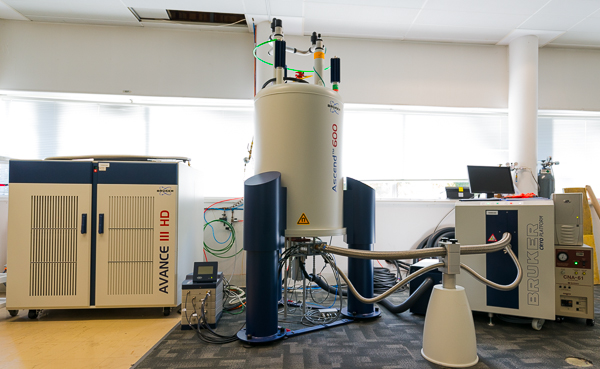 600 MHz cryoprobe NMR