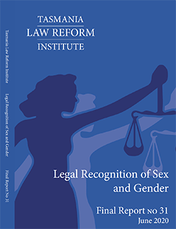 Legal Recognition of Sex and Gender report cover