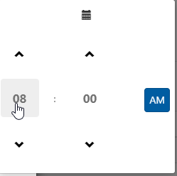 time selection