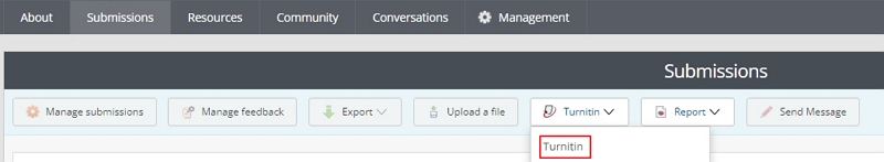 Select Turnitin