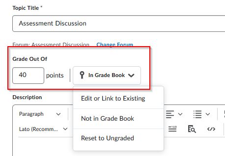 Enter a grade