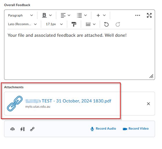 Feedback file is auto added