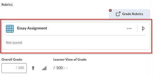 open rubric