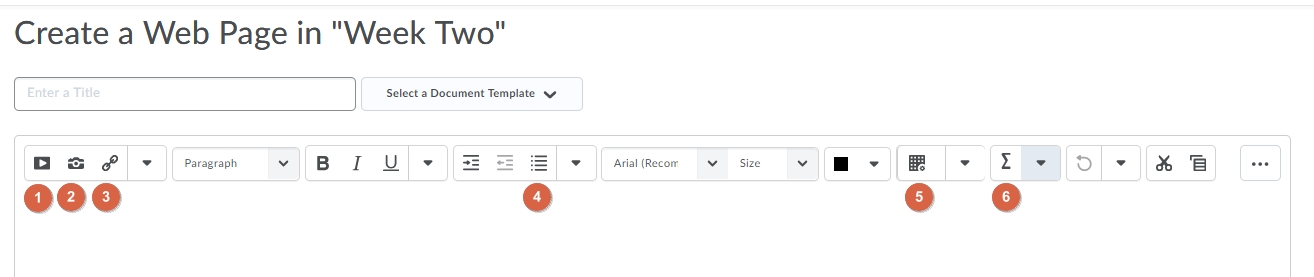 HTML options