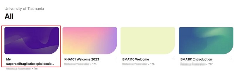 Padlet dashboard