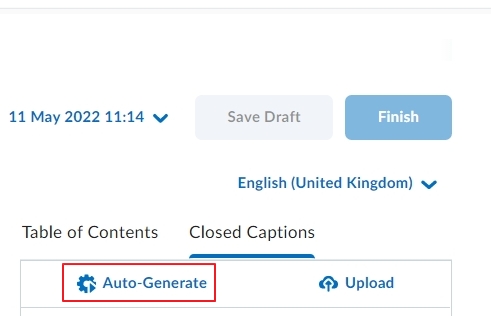 auto generate captions