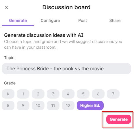 generate questions