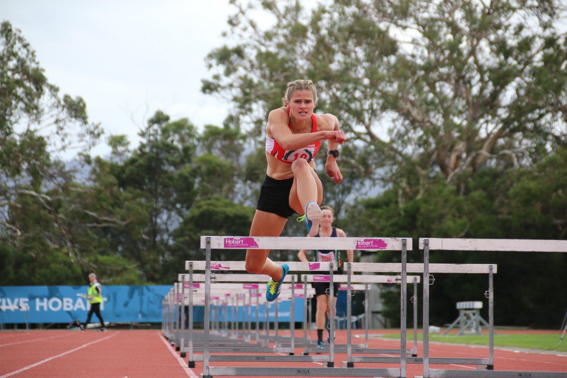 In the zone at National Championship hurdles event