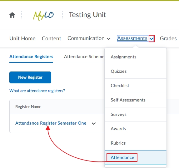 Attendance Register 1