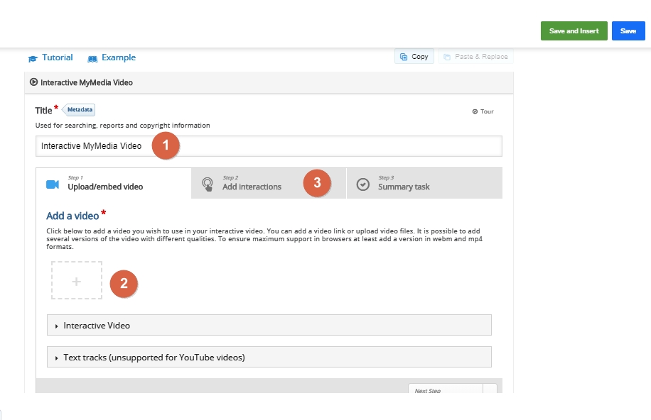UPload your video