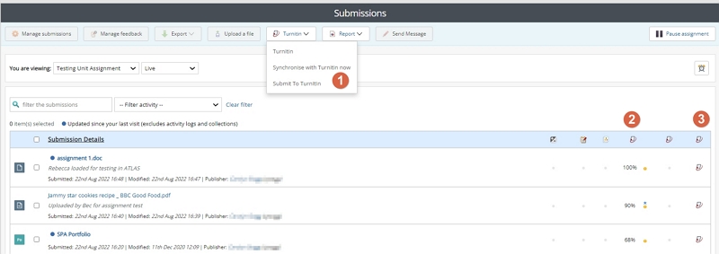 Turnitin access
