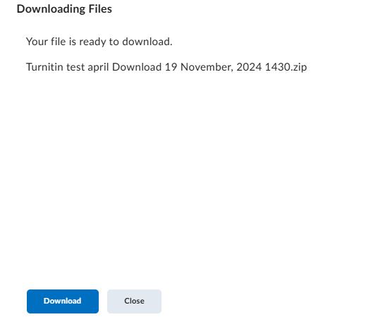 File ready for download