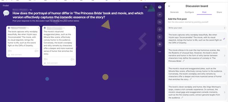 Discussion questions