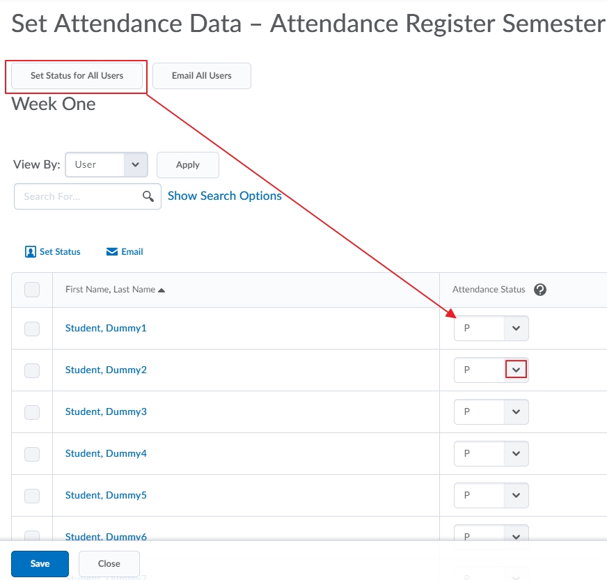 Attendance Register 3