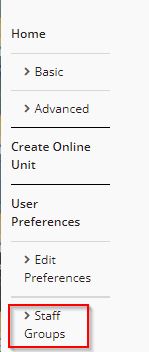 Press on staff groups