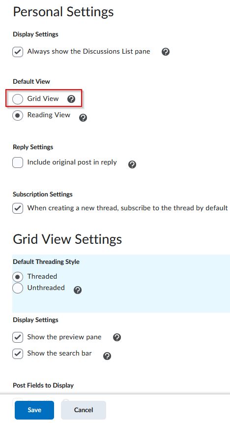 Unit Grid view