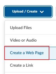Choose Create a file