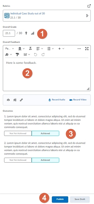 Further marking