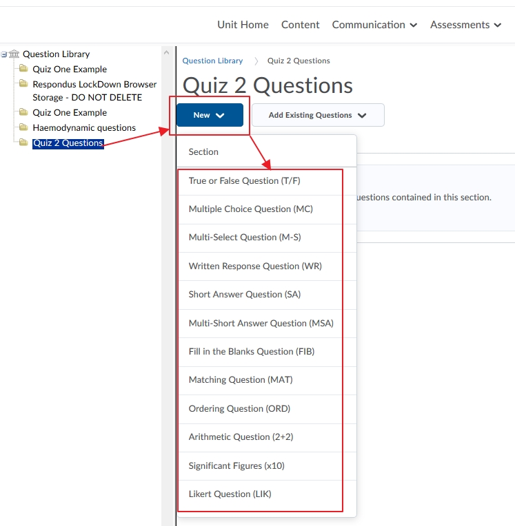quiz - new question