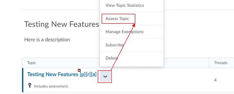 Select assess Topic