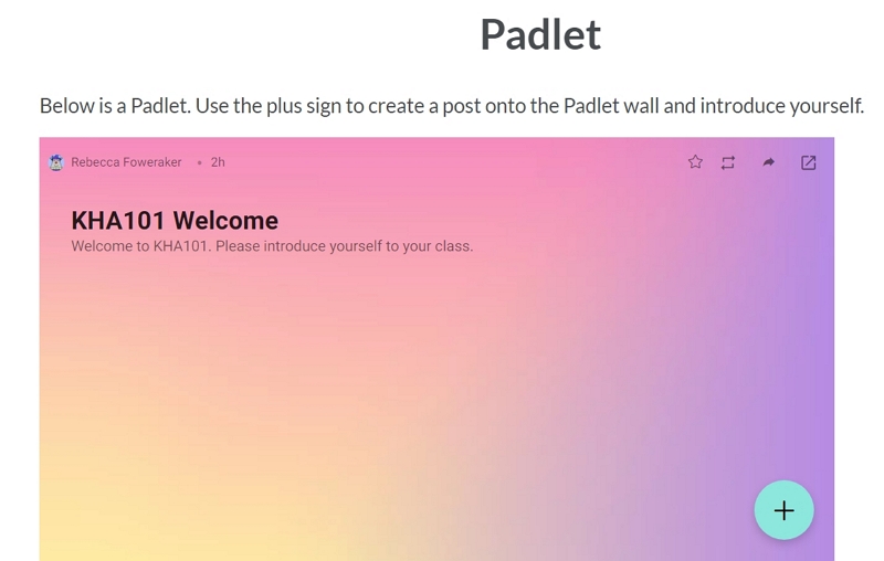 Embedded in page