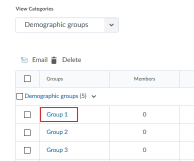 Demographic Data 1