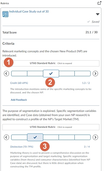 Rubric Slider