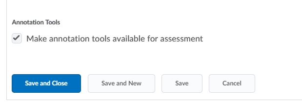 Un-tick the option to have annotations
